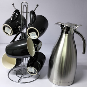 Breakfast sets 6 pcs cups 2 ltrs flask